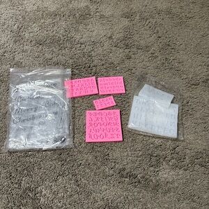 Fondant Stamps and Silicone Letter/Number molds